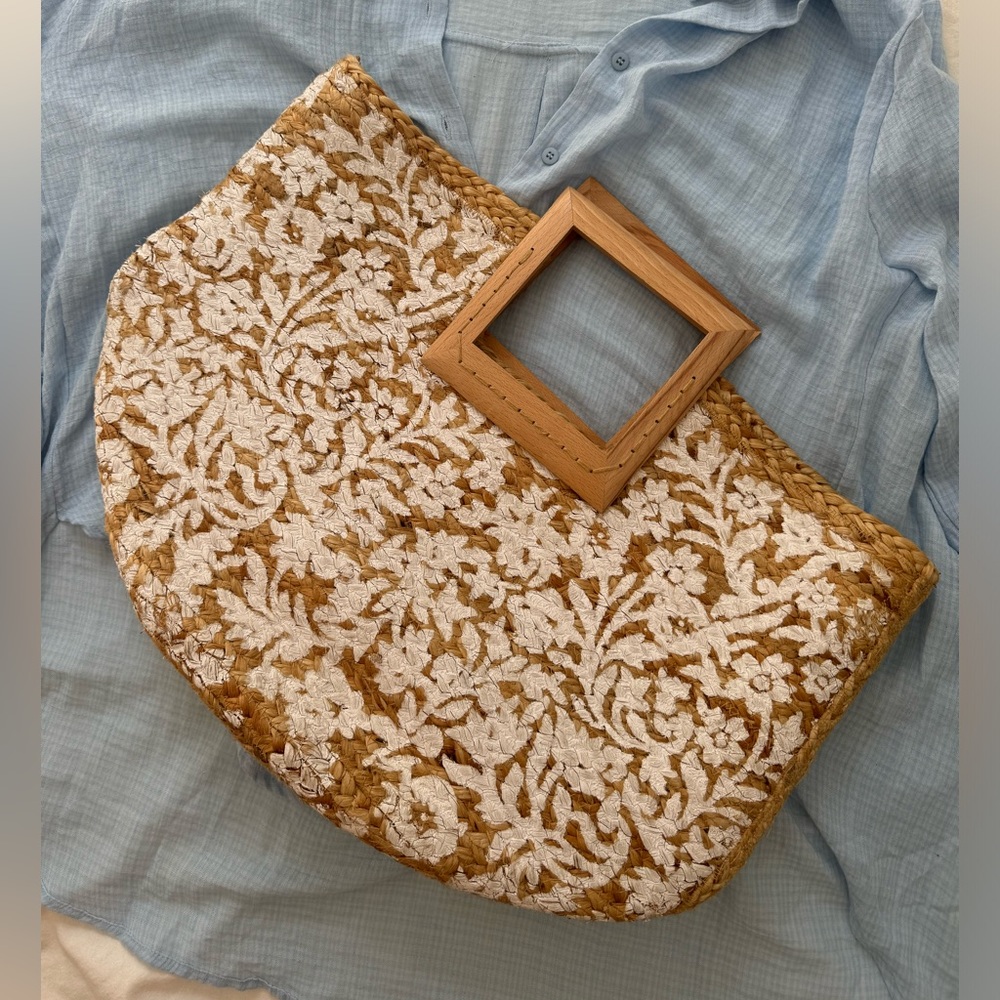 Antik Kraft jute tote bag